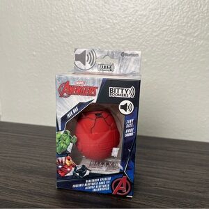 Marvel Avengers Bitty Boomers Iron Man Bluetooth Speaker - Red NIB Wireless